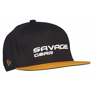 Savage Gear Flat Peak 3D Logo Cap One Size Black